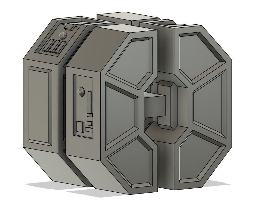 Star Wars republic cargo containers and boxes 3D print model_3