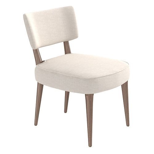 Four Hands Orville Dining Chair Cambric Ivory 3D model
