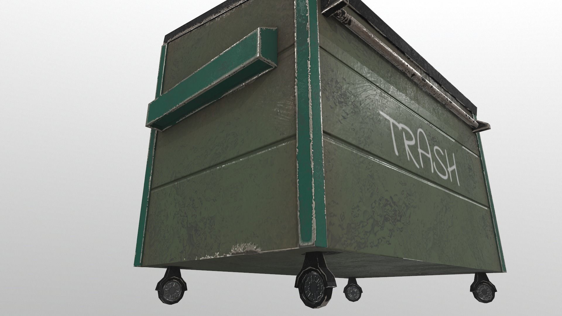 3D model Sci-Fi Garbage Dumpster VR / AR / low-poly | CGTrader