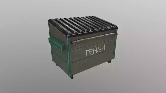  Sci-Fi Garbage Dumpster 