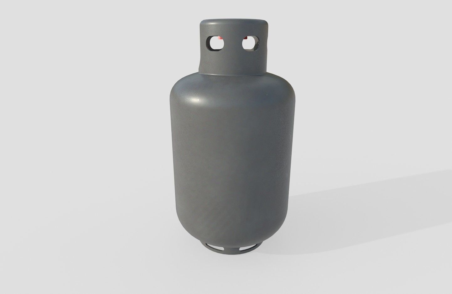 Gas Bottle M6 Low-poly 3D model_8