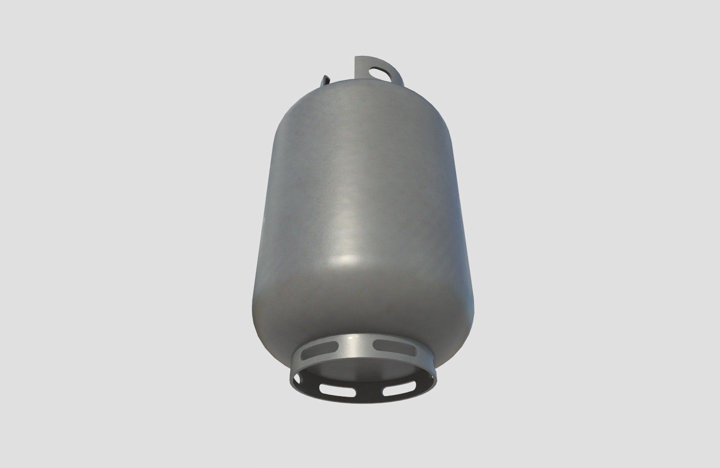 Gas Bottle M6 Low-poly 3D model_6