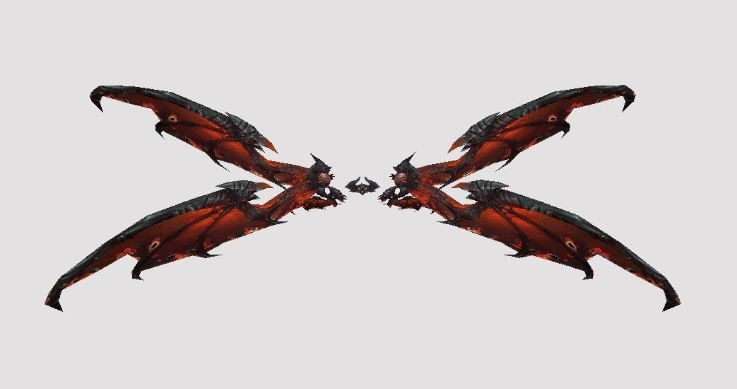 Dragon Wing Low-poly 3D model_5