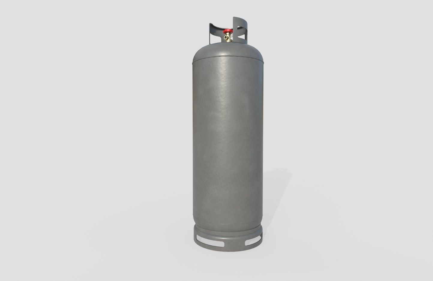 Gas Bottle M7 Low-poly 3D model_1