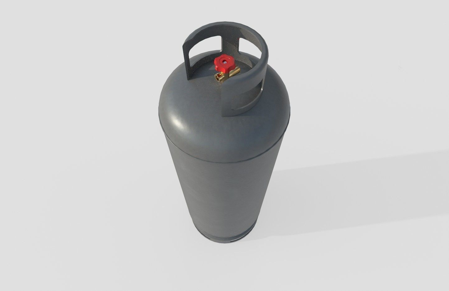 Gas Bottle M7 Low-poly 3D model_16
