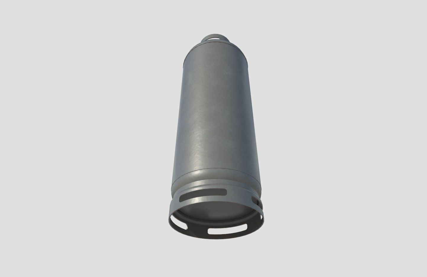 Gas Bottle M7 Low-poly 3D model_8
