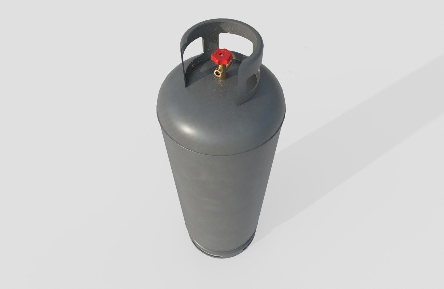 Gas Bottle M7 Low-poly 3D model_15
