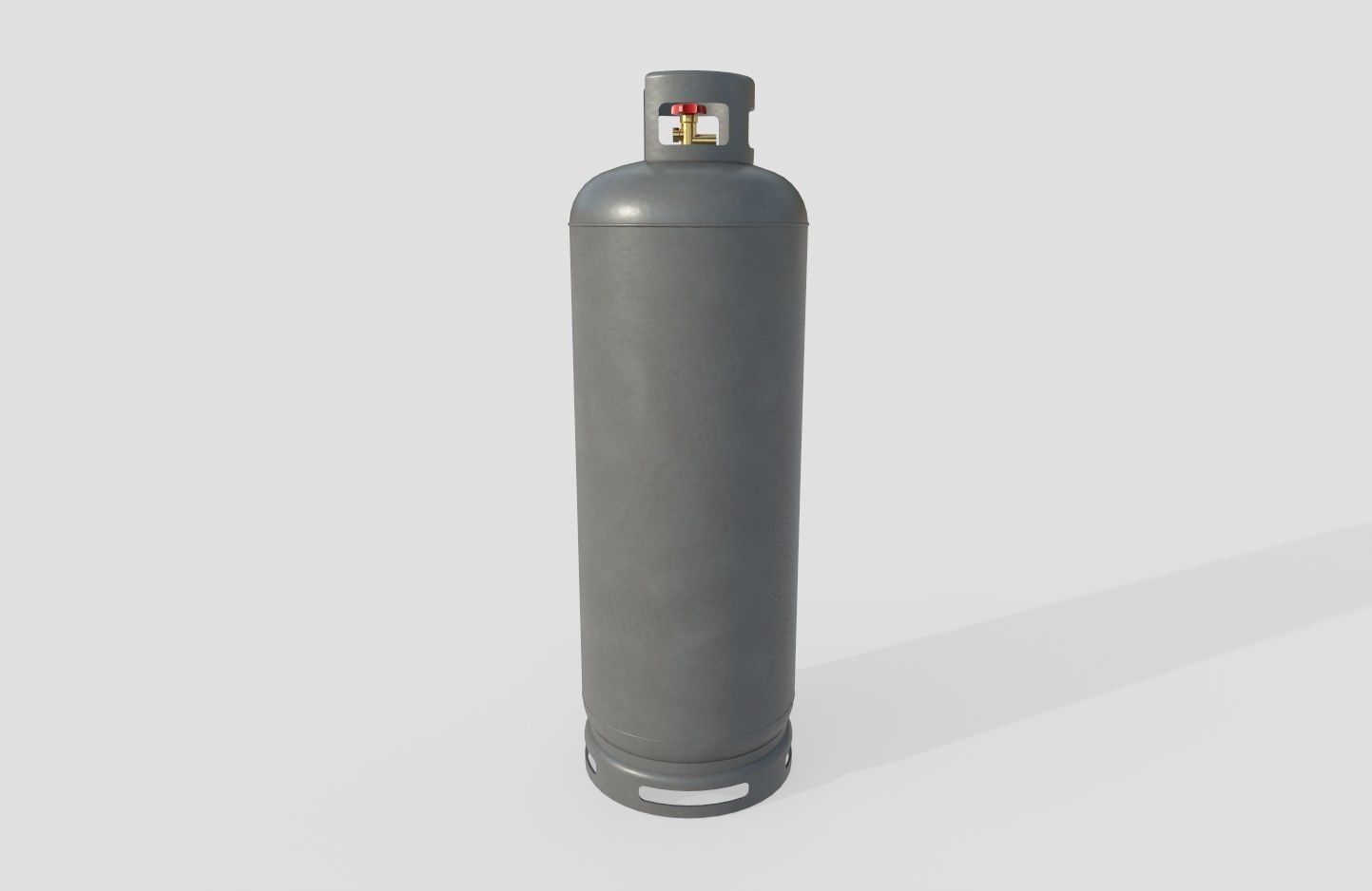 Gas Bottle M7 Low-poly 3D model_17