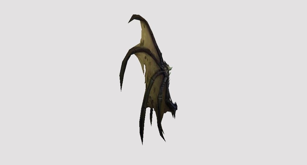 Dragon Wing Low-poly 3D model_8