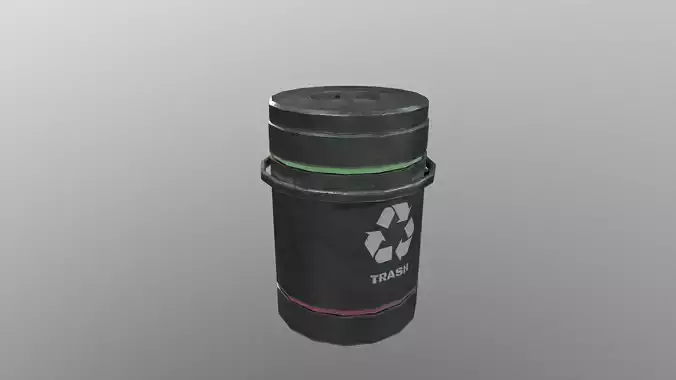 Sci-Fi Trash Can