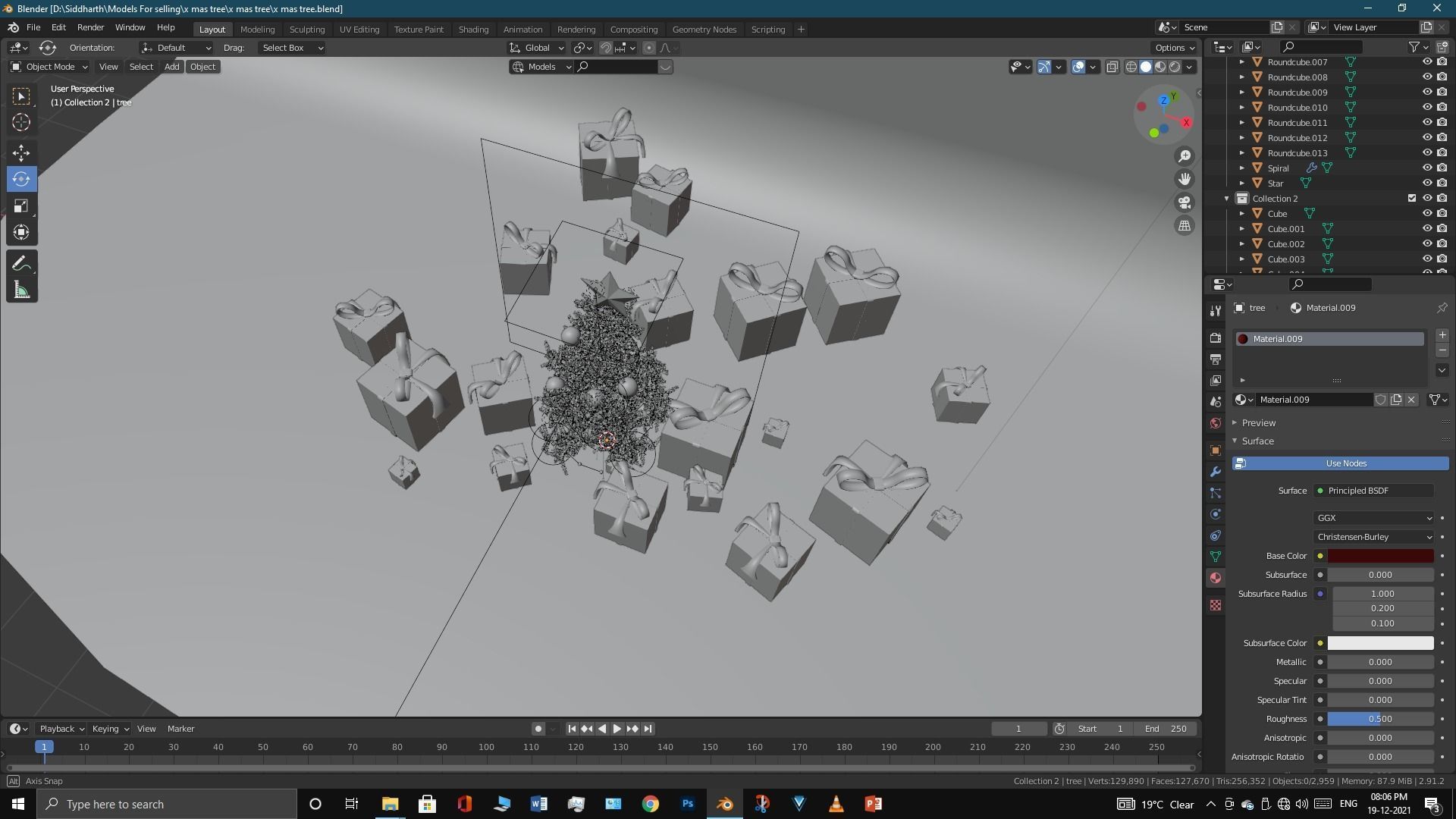 Xmas tree 3D model_18