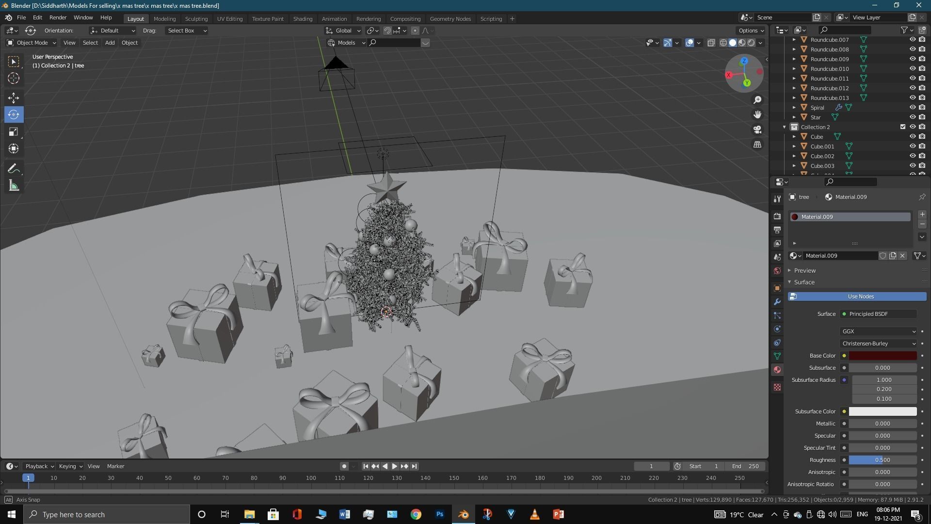 Xmas tree 3D model_30