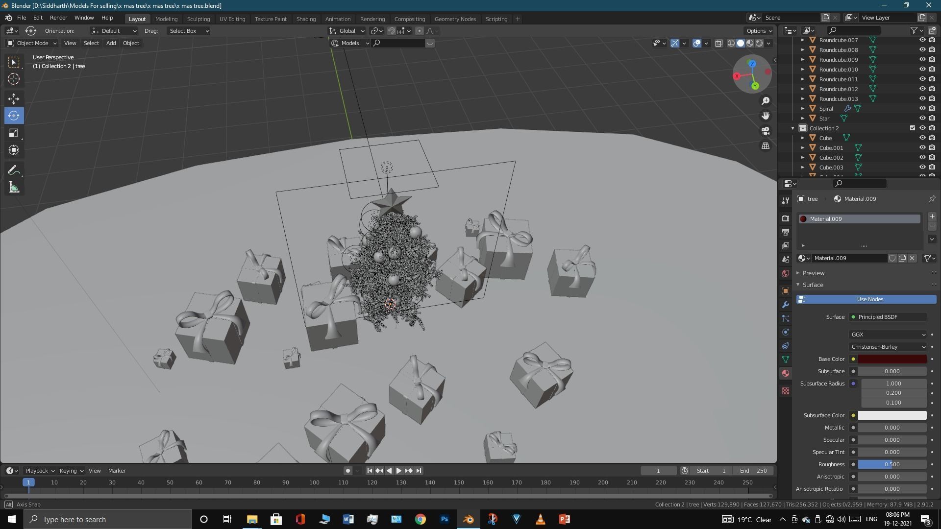 Xmas tree 3D model_27