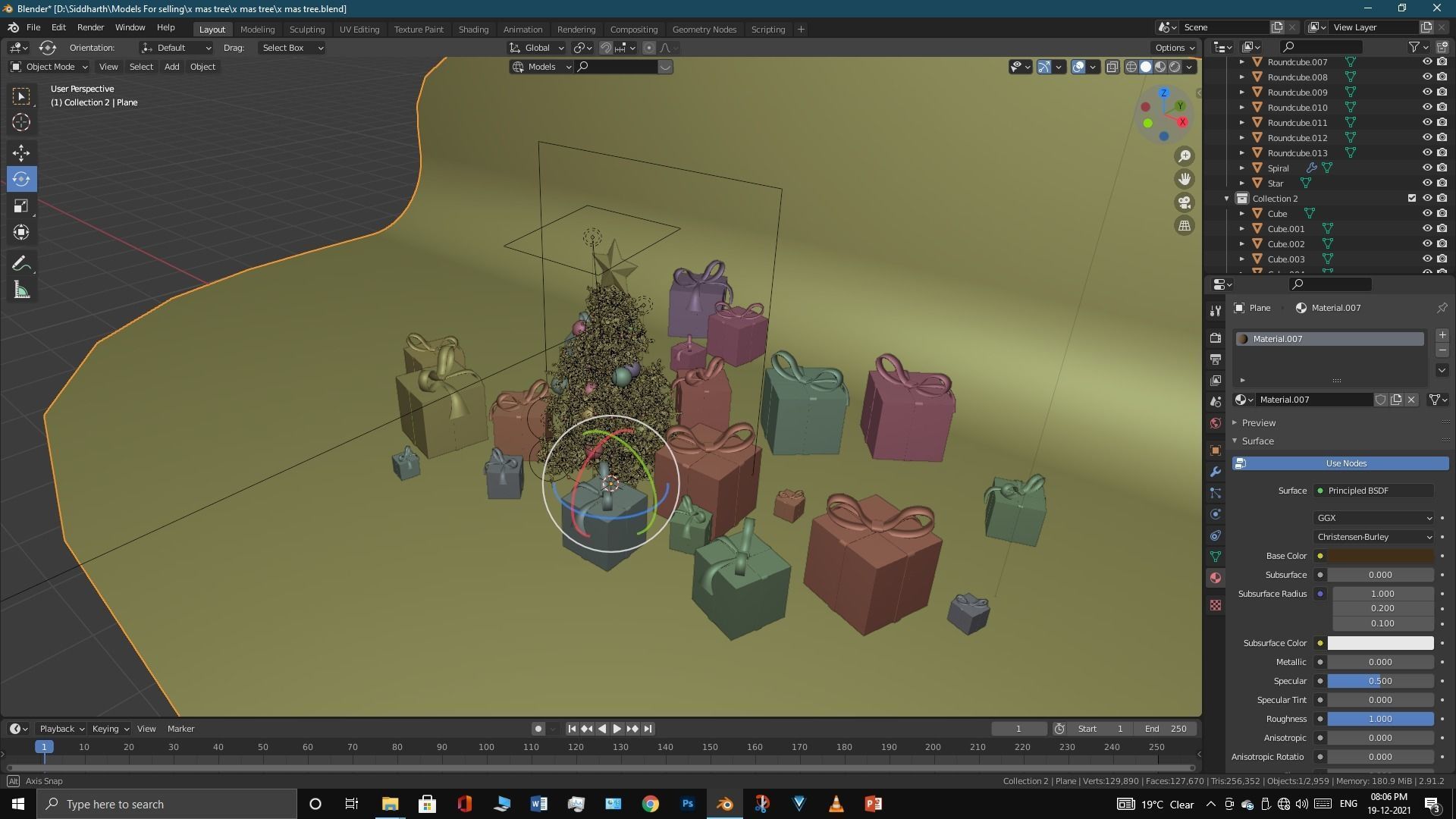 Xmas tree 3D model_48
