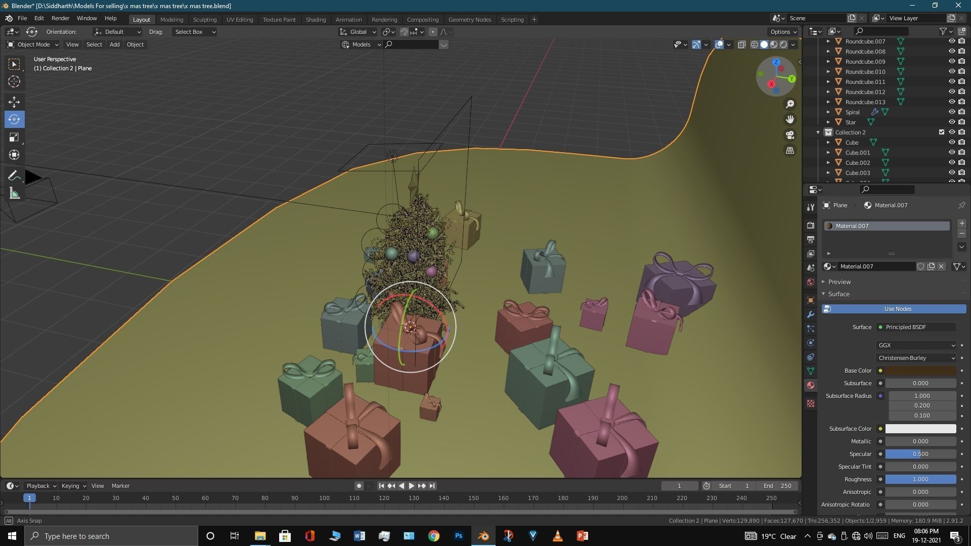 Xmas tree 3D model_38