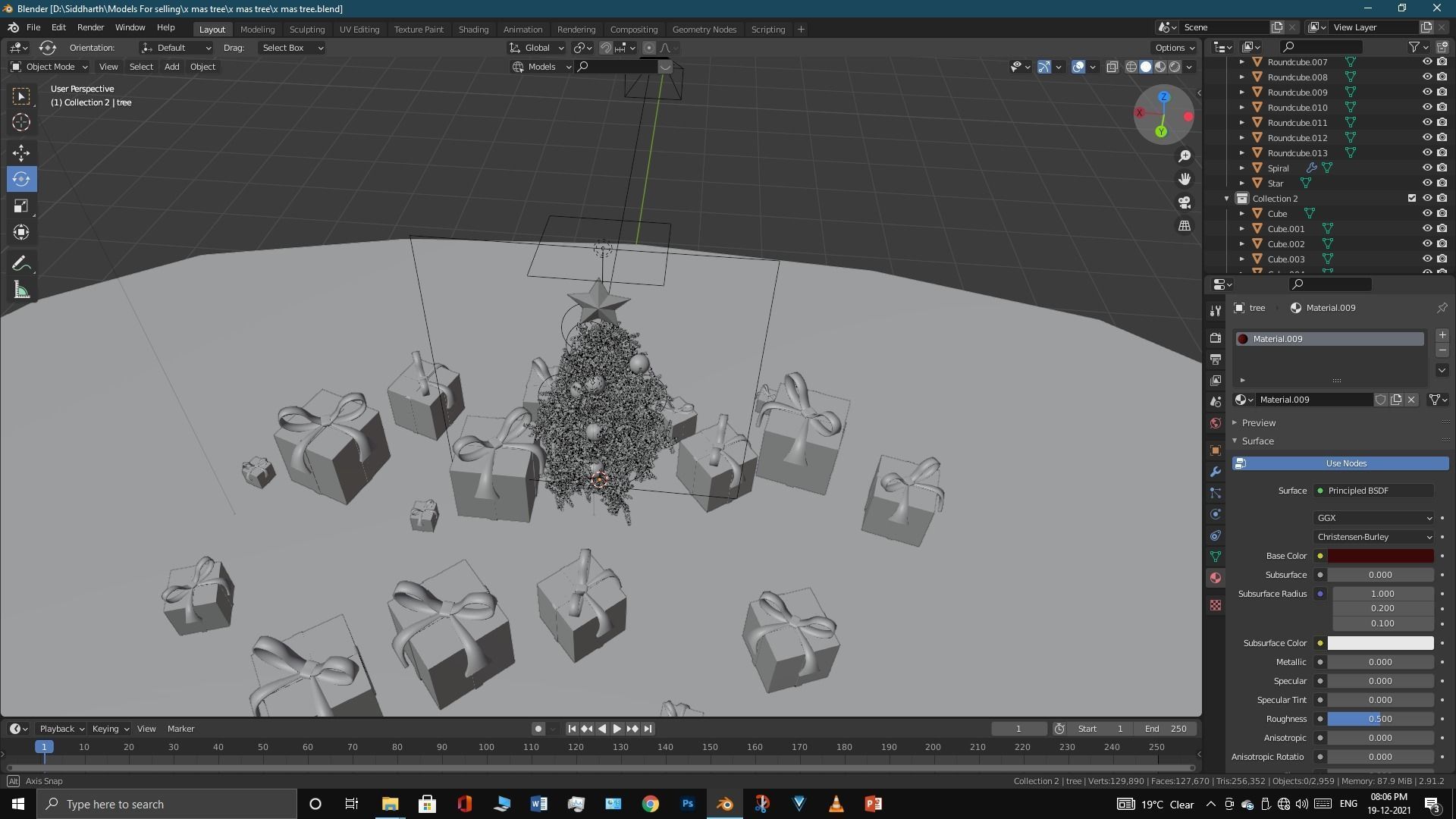 Xmas tree 3D model_25