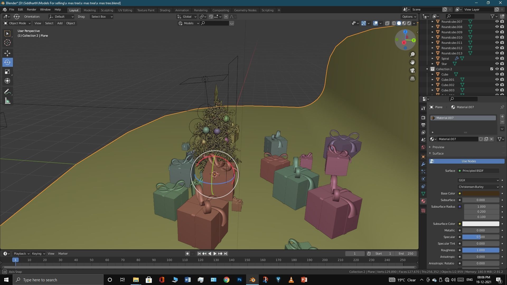 Xmas tree 3D model_46