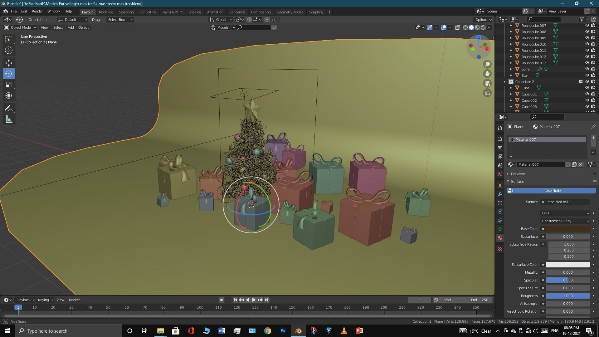 Xmas tree 3D model_42