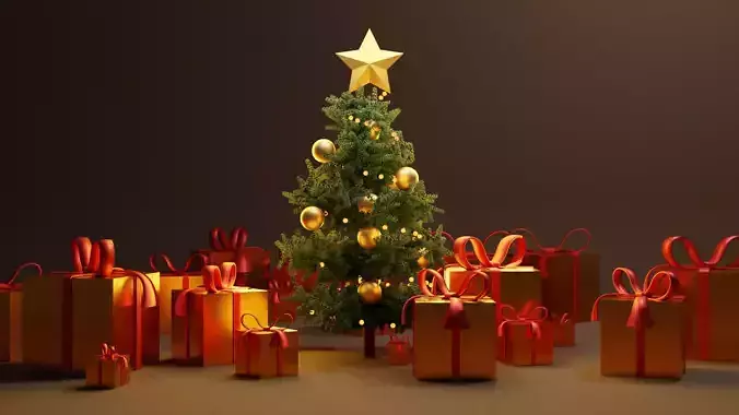 Xmas tree 3D model
