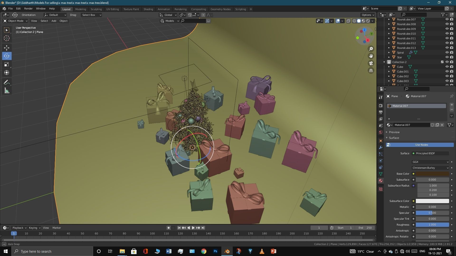 Xmas tree 3D model_41