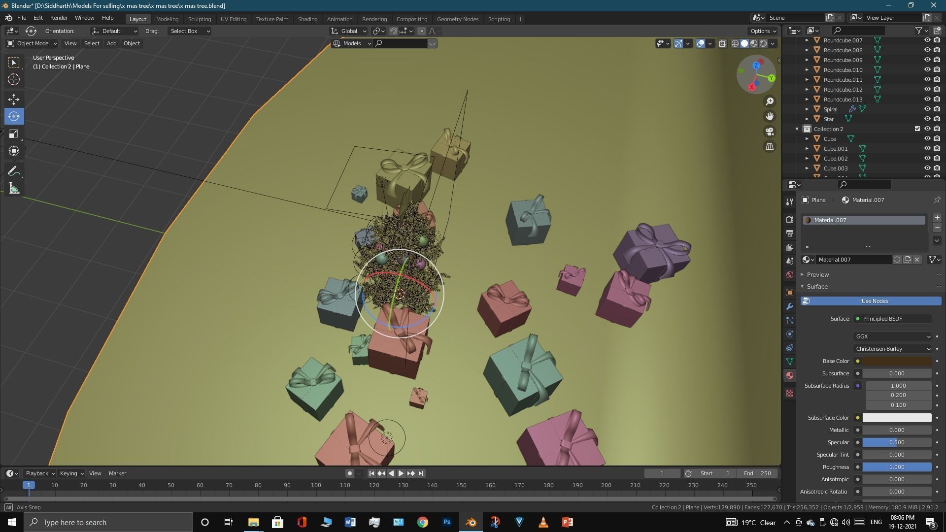 Xmas tree 3D model_40