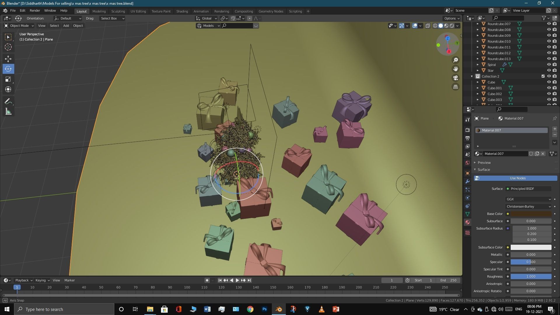 Xmas tree 3D model_44