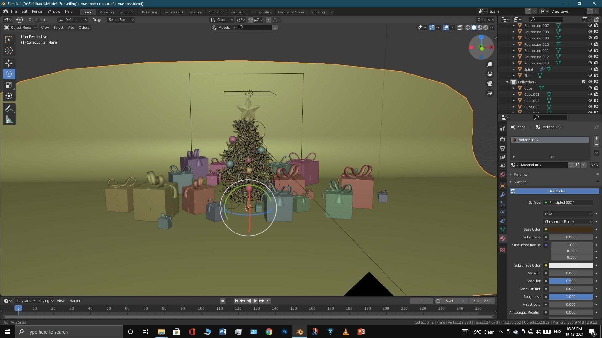 Xmas tree 3D model_37