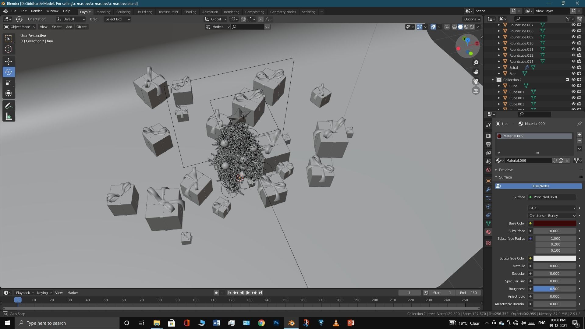 Xmas tree 3D model_28