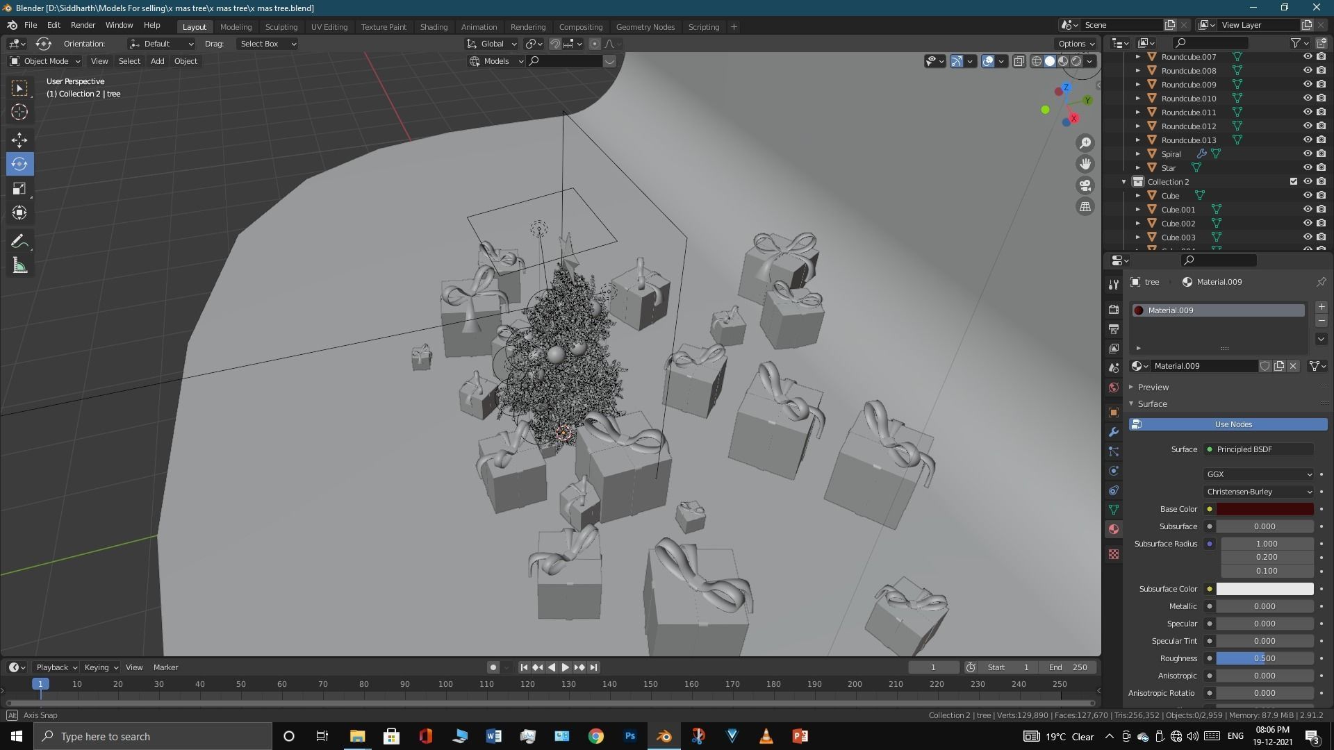 Xmas tree 3D model_32
