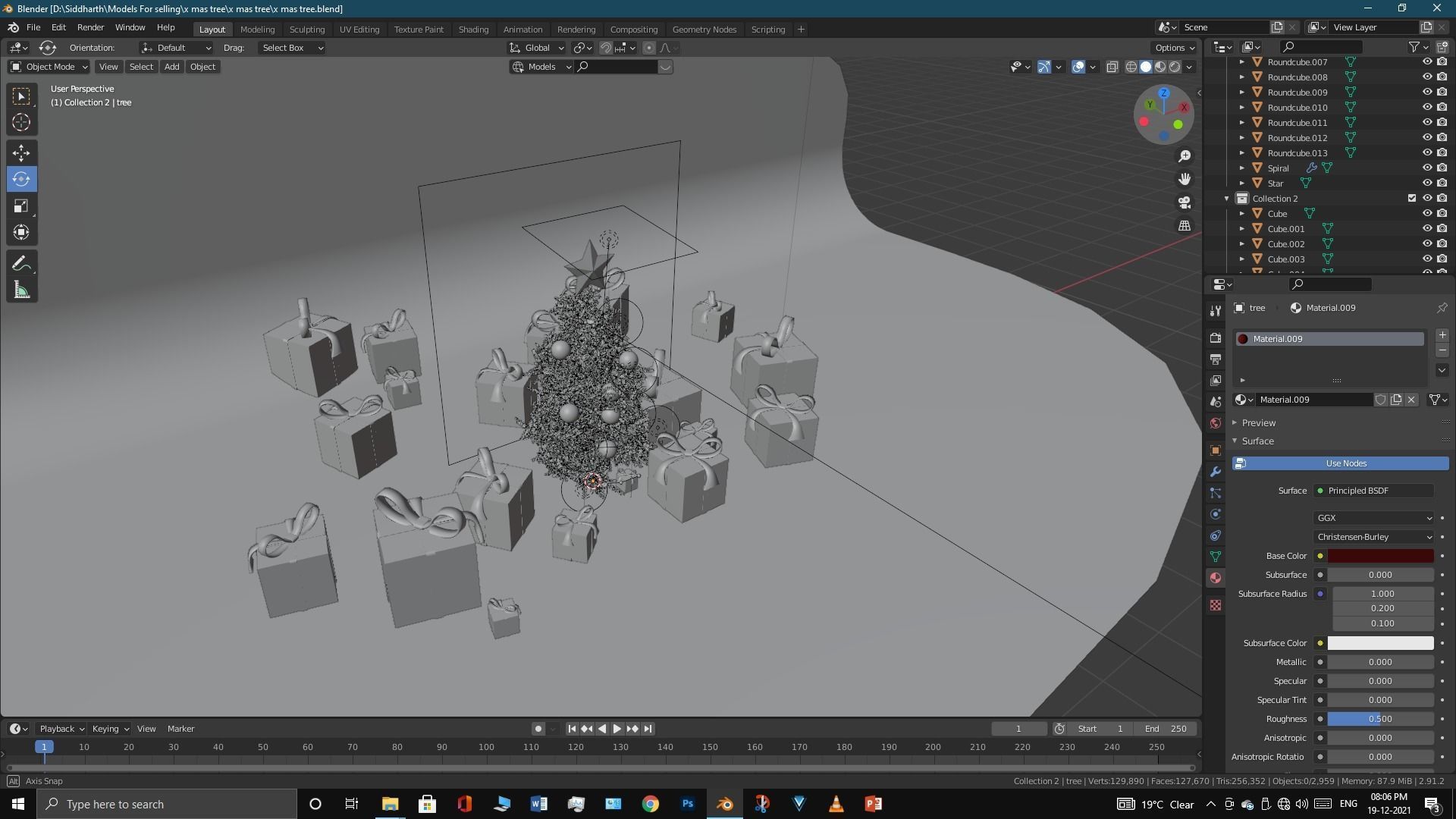 Xmas tree 3D model_26