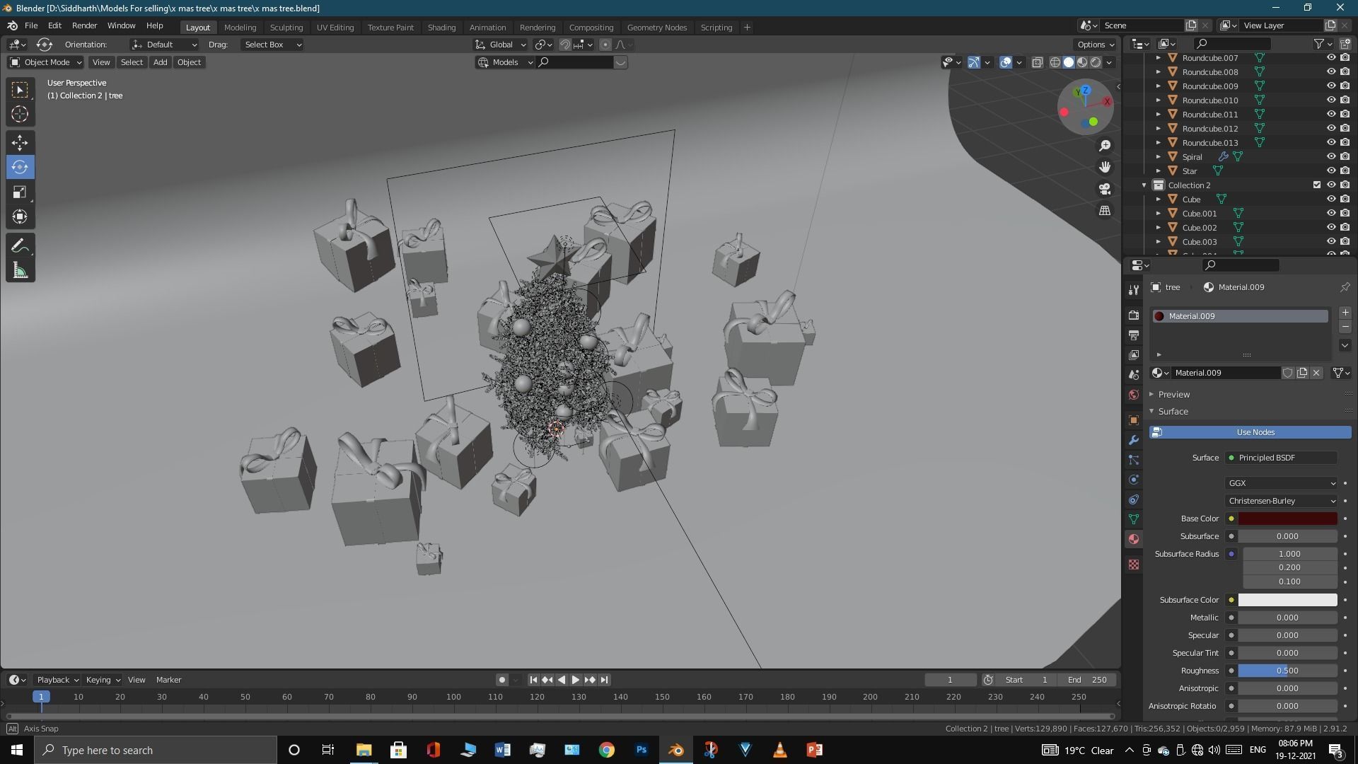 Xmas tree 3D model_19