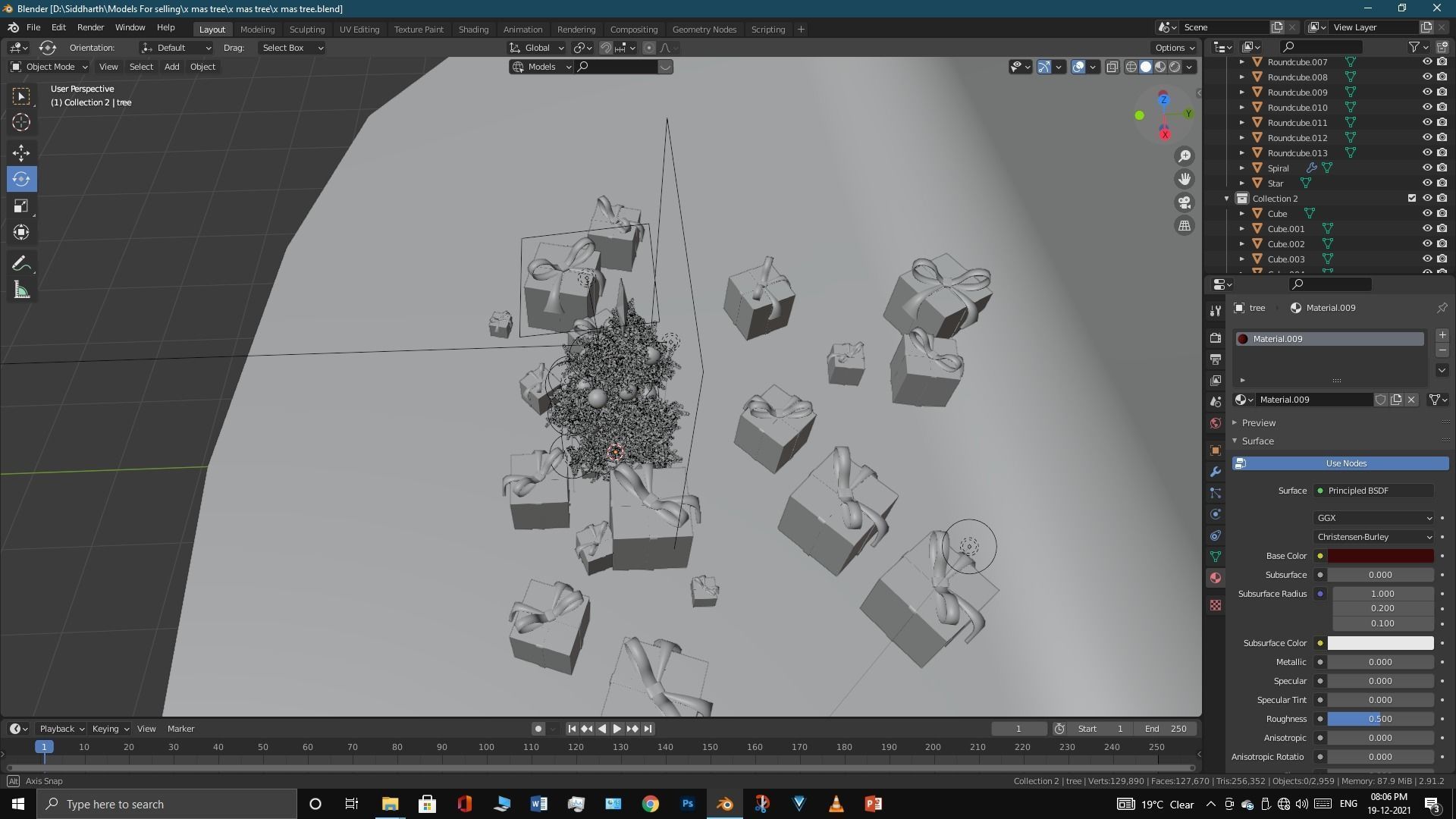 Xmas tree 3D model_29