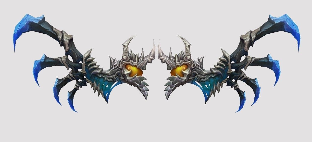 Futuristic Wing Low-poly 3D model_6