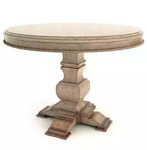 Round Wooden Table
