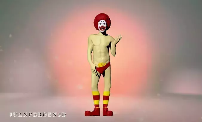 Ronald Mcdonald Sexy 3D print model