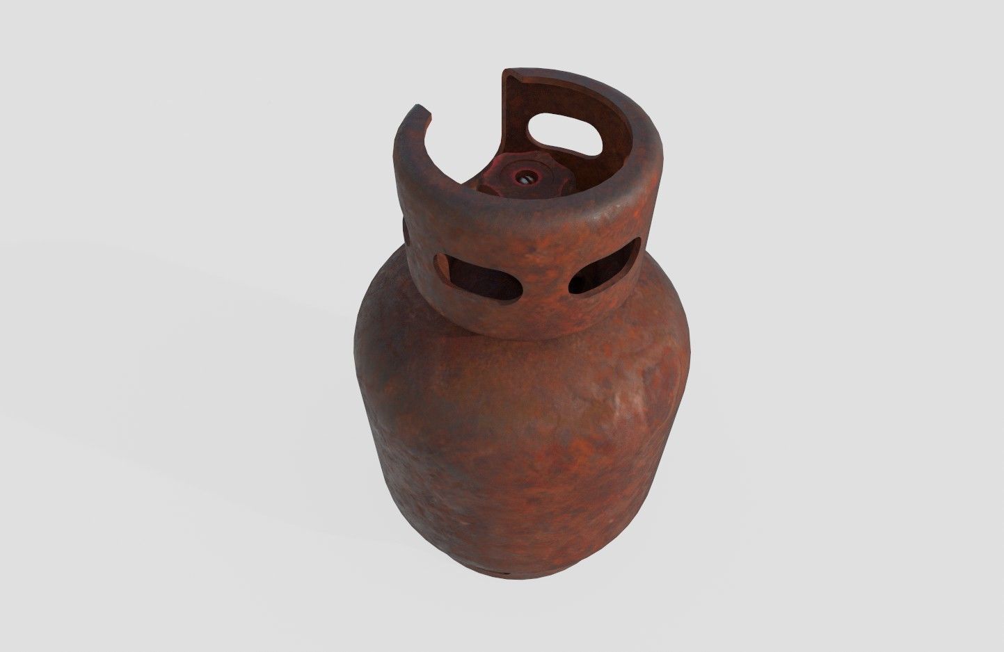 Gas Bottle M2 old version Low-poly 3D model_21