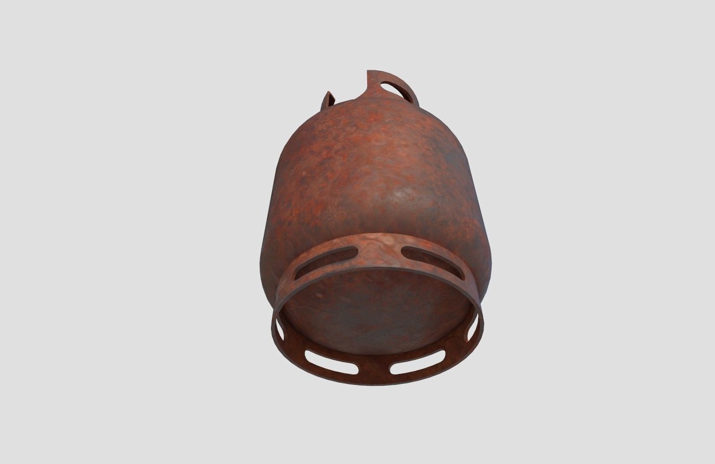 Gas Bottle M2 old version Low-poly 3D model_16