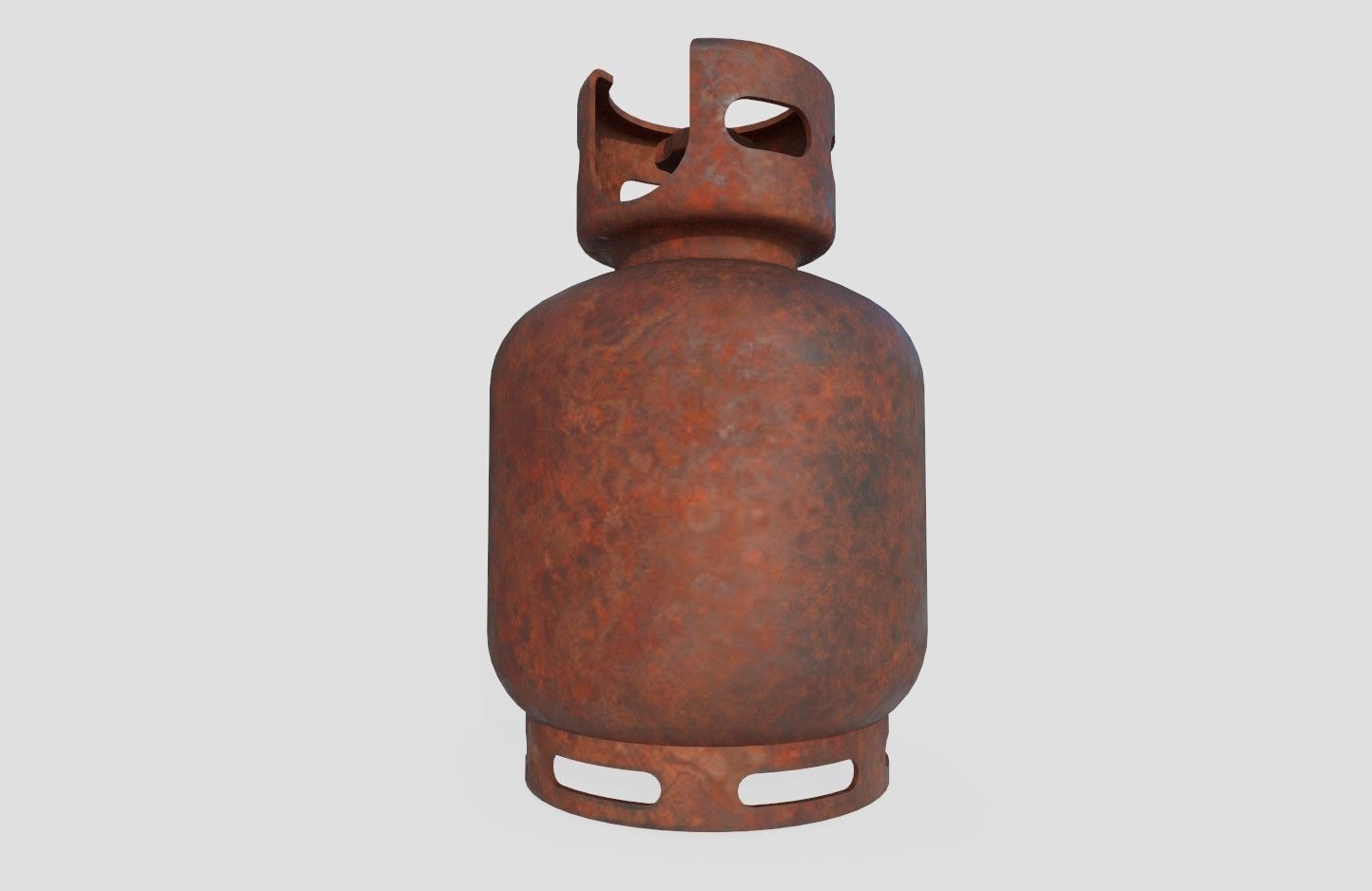 Gas Bottle M2 old version Low-poly 3D model_15