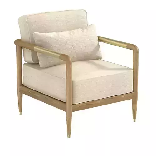 Brownstone Furniture Carson Beach Accent Chair  luxe decor 3D model