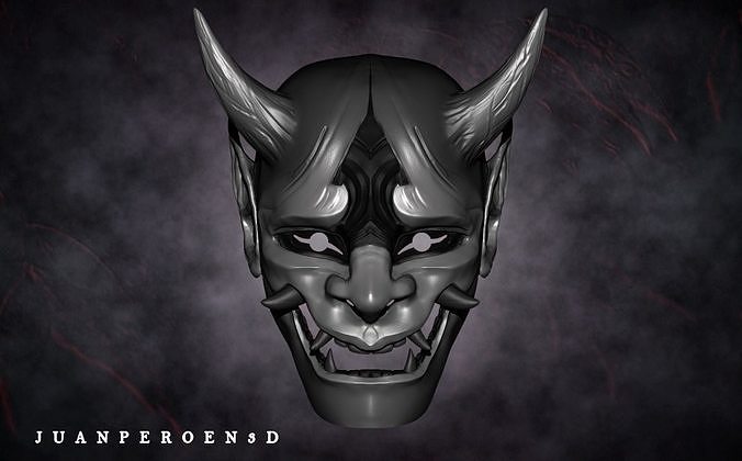 Mask Oni Hannya 3D print model