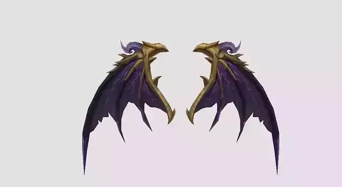 Dragon Wing Low-poly 3D model