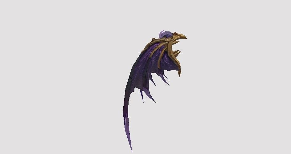 Dragon Wing Low-poly 3D model_12