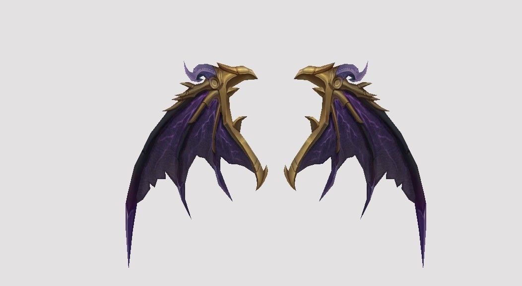 Dragon Wing Low-poly 3D model_4