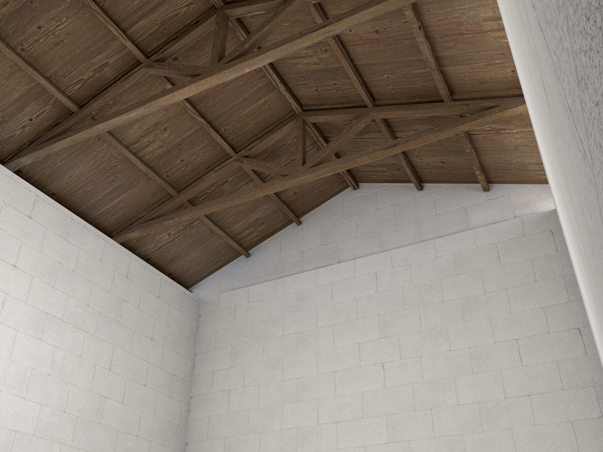 Roman temple Low-poly 3D model_21