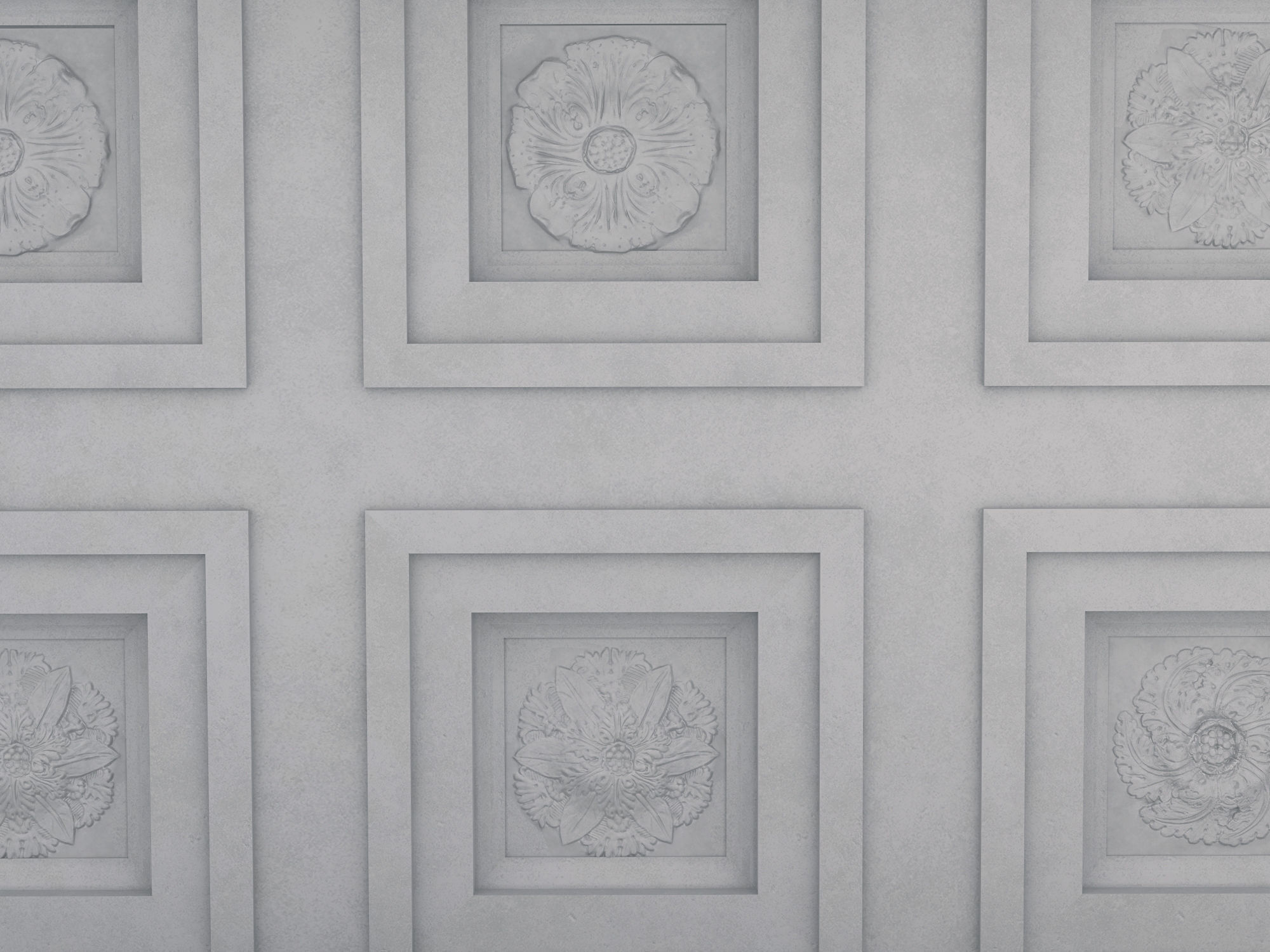 Roman temple Low-poly 3D model_19