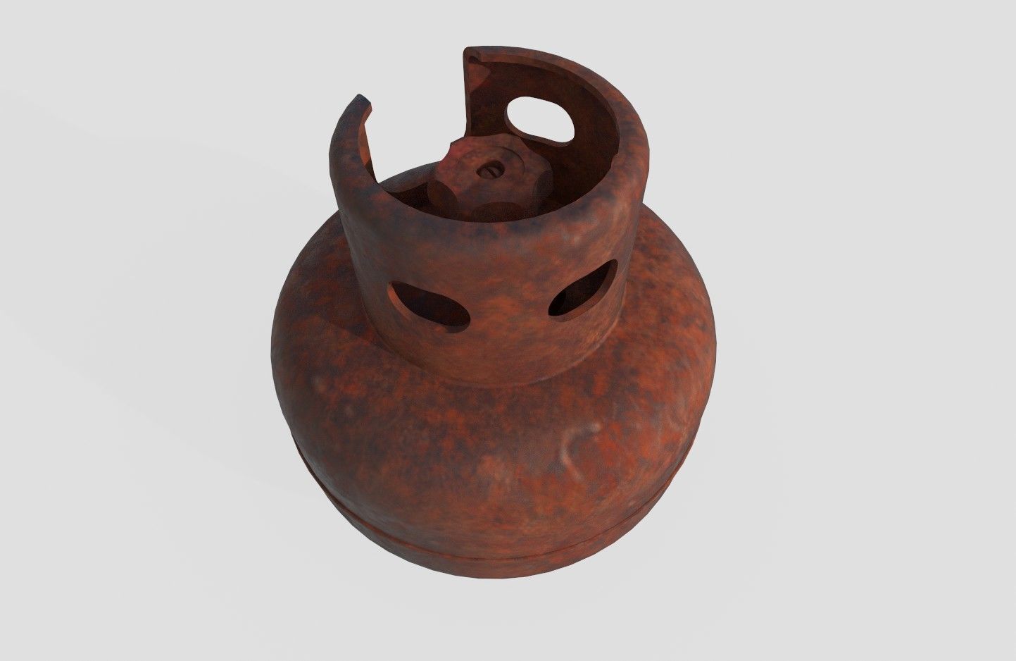 Gas Bottle M4 old version Low-poly 3D model_18