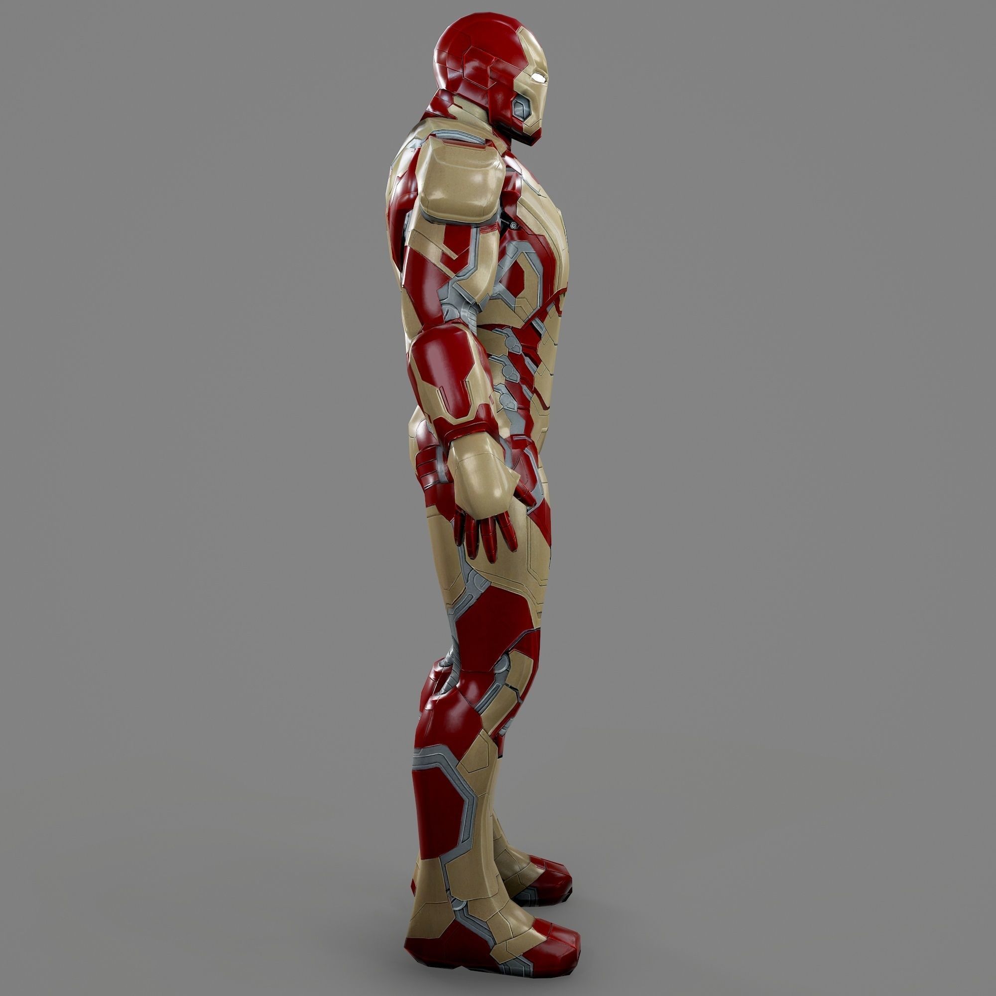Iron Man Mark 42 Full Wearable Accurate Armor with Inner Parts 3D print model_74