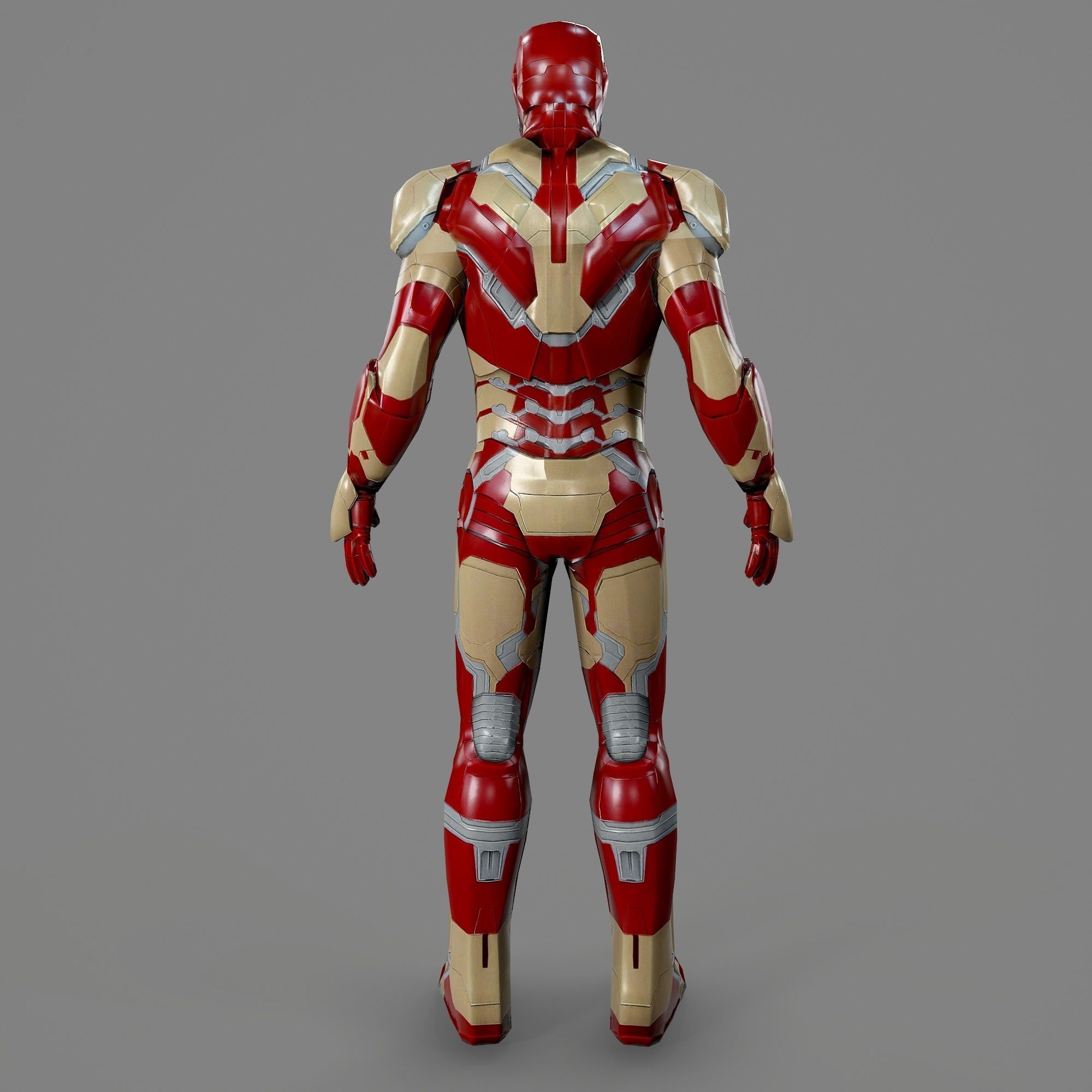 Iron Man Mark 42 Full Wearable Accurate Armor with Inner Parts 3D print model_57