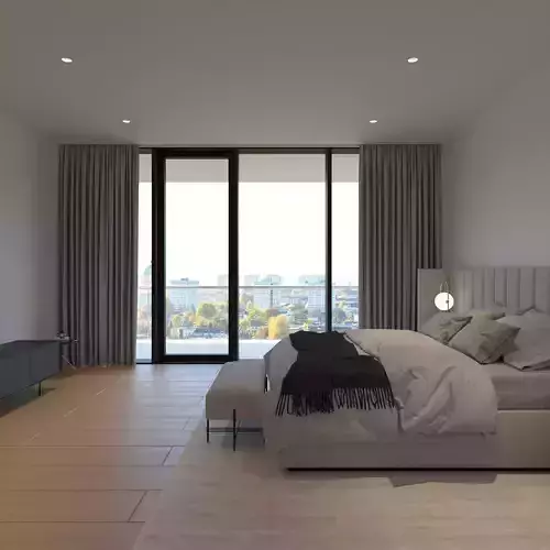 Atlas Master Bedroom Interior Design Scene 