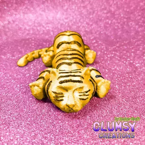 FLEXI NEW YEAR TIGER 3D print model
